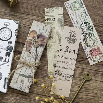 

30 PCs / lot Retro Creative Stationery Note Message Summary Function Card Cartoon Cute Collection Message Card