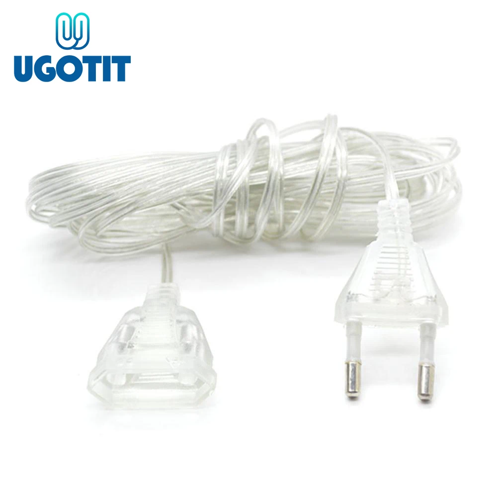 AC удлинитель питания кабель Cord110 220V ЕС/США вилка провода для праздника низкая