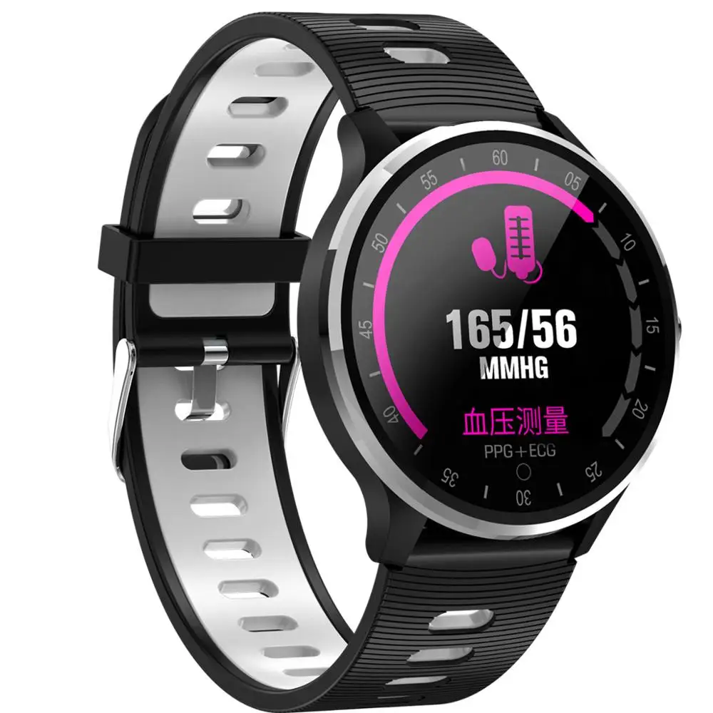 White 696 A9 Smartband IP67 Водонепроницаемый ЭКГ PPG сердечный ритм кровяное давление напоминание Дисплей Смарт-часы браслет фитнес-браслет - Цвет: White