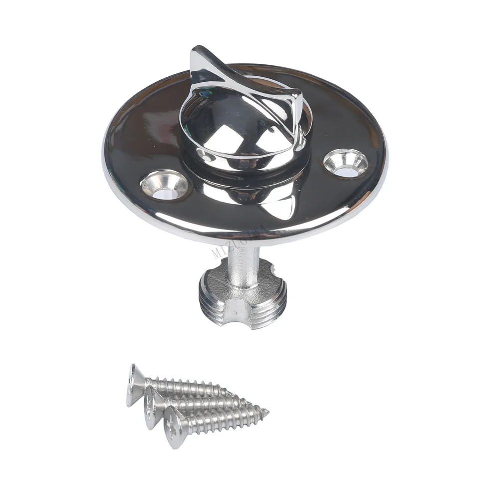 

MIZUGIWA Garboard Drain Plug Retention System Boats Marine Stainless Steel 316 W/Screws Fits 1.21'' Diameter Hole Yacht