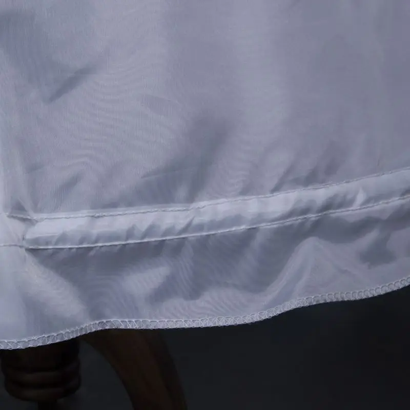 Женский однослойный Белый подъюбник с 3 обручами свадебное платье