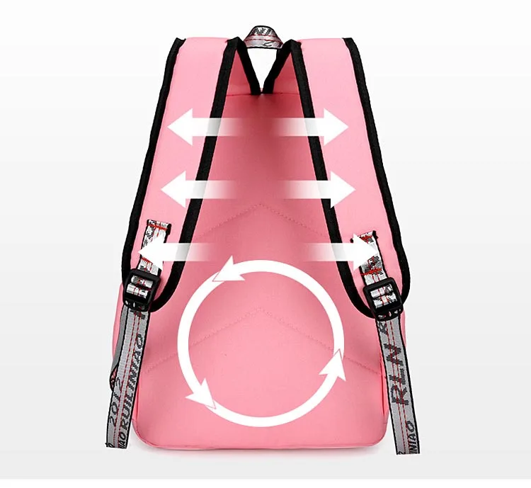 New 2021 school bags for teenage girls with lock Anti theft backpack women book bag junior high school bag youth leisure college