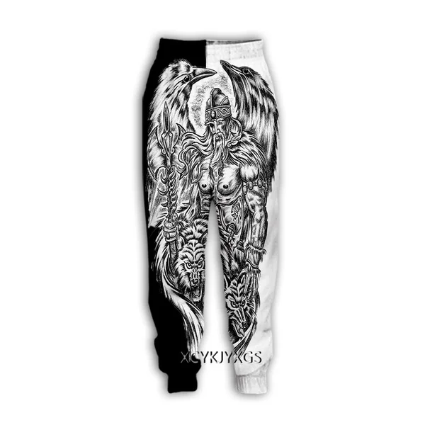 

Viking Warrior Tattoo 3D Print Causal Clothing New Fashion Men Women Pants Size S-7XL