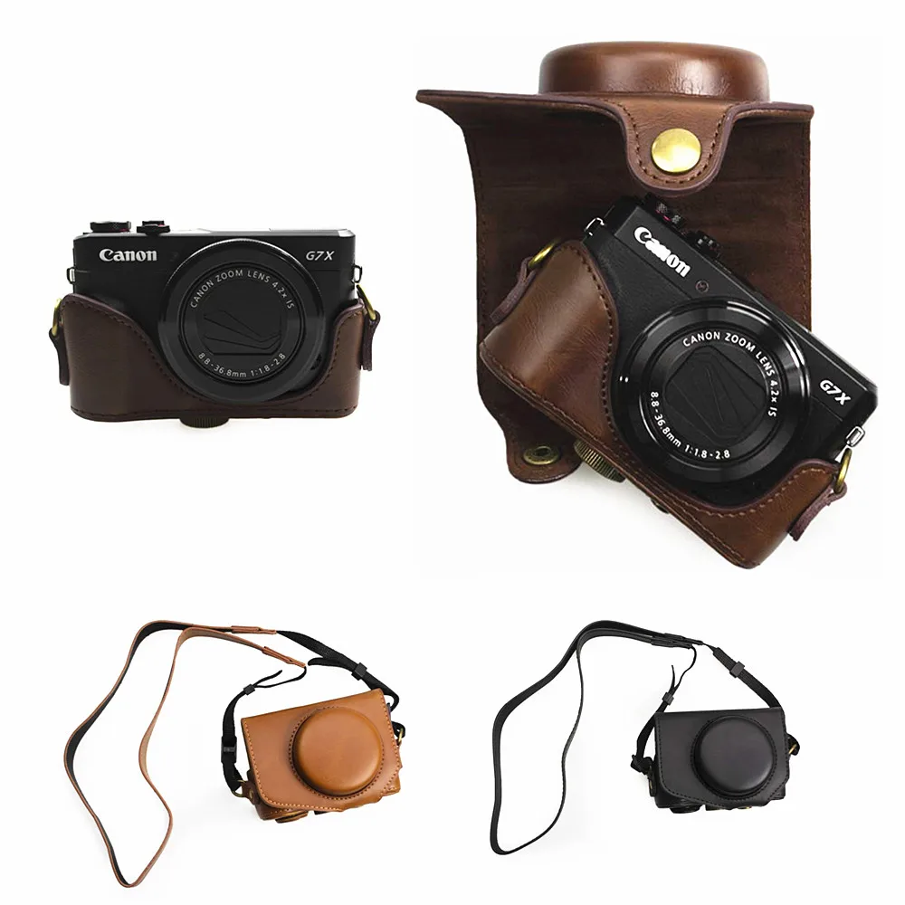 ÉTUI APPAREIL PHOTO sac à bandoulière pour Canon PowerShot G5 X Mark II coque EUR 45,61 - FR