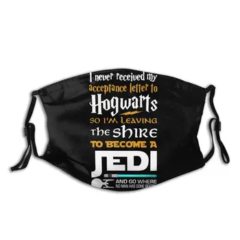 

Never Received My Hogwarts Letter Fandom Star Wars Reusable Face Mask Anti Bacterial Dustproof Cover Mouth Muffle with Filters