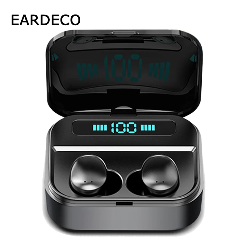 

TWS-наушники EARDECO с внешним аккумулятором на 2200 мА · ч и поддержкой Bluetooth