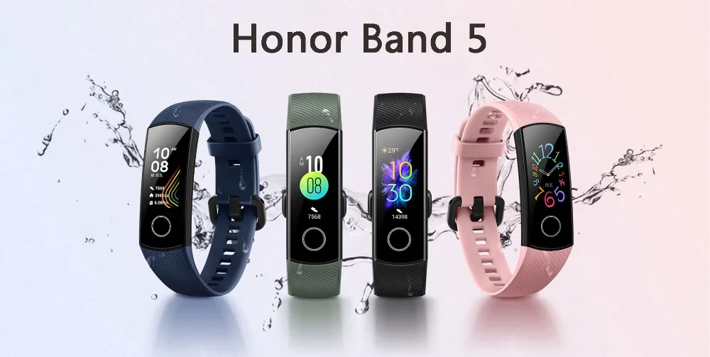 Смарт-браслет huawei Honor Band 5 Oximeter с сенсорным экраном Magic color swim Detect Heart Rate Sleep Nap Honor Band5