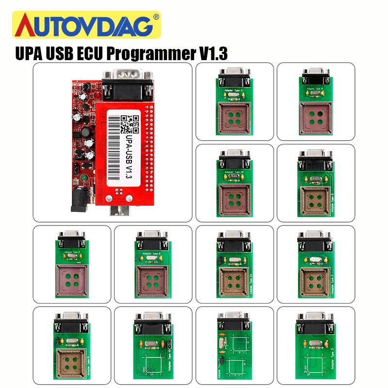 Программатор ECU новейший автомобильный диагностический инструмент UPA USB v1.3 с