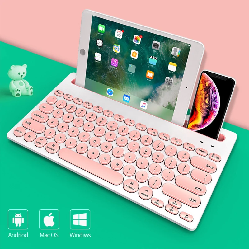 Портативная Беспроводная Bluetooth клавиатура для iPad 2 3 4 Air Новинка 2017 2018 Pro 9 7 дюймов