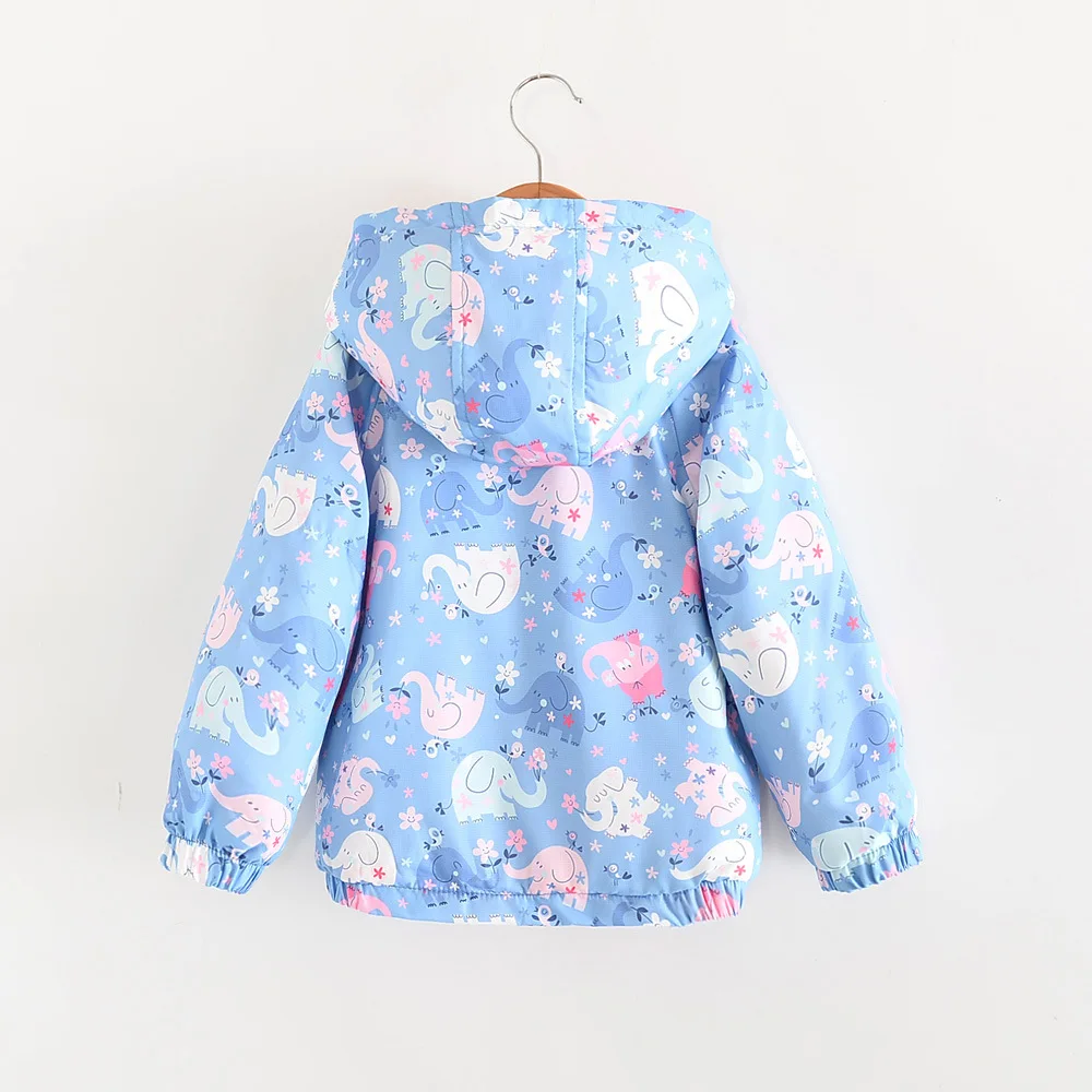 Новинка года; сезон зима-осень; кашемировая утепленная хлопковая куртка со слоном для девочек; куртки для девочек с героями мультфильмов; детская одежда; От 3 до 10 лет