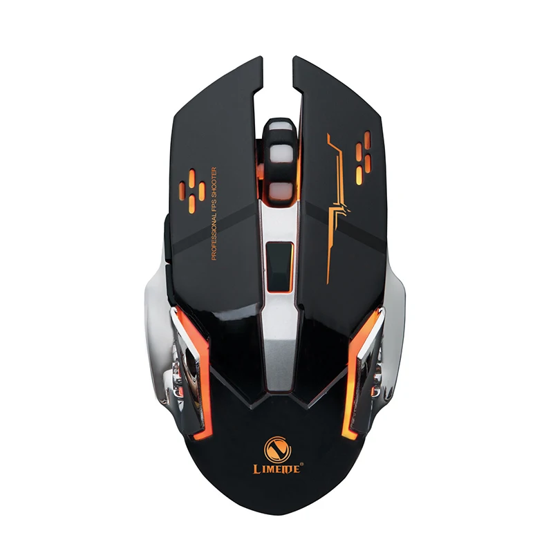 Wireless Charging Mouse USB Charging Colorful Light Gaming Mouse Computer Mouse