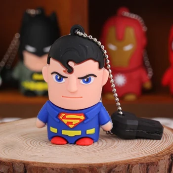 

NEW Fashion Pendrive Superman Cartoon Usb Flash Drive 32GB 16GB 8GB 64GB Cute Pen Drive 128GB 1TB 2TB Pendriver Mini Key Gifts