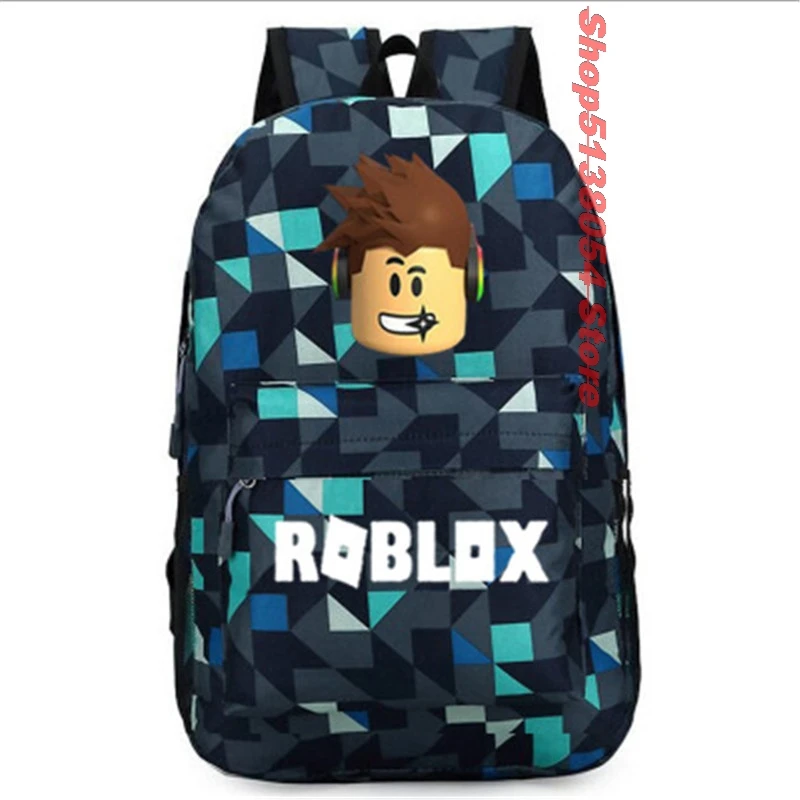 ROBLOX рюкзак для подростков мальчиков sac a dos детские сумки детские школьные сумки Дорожная сумка через плечо