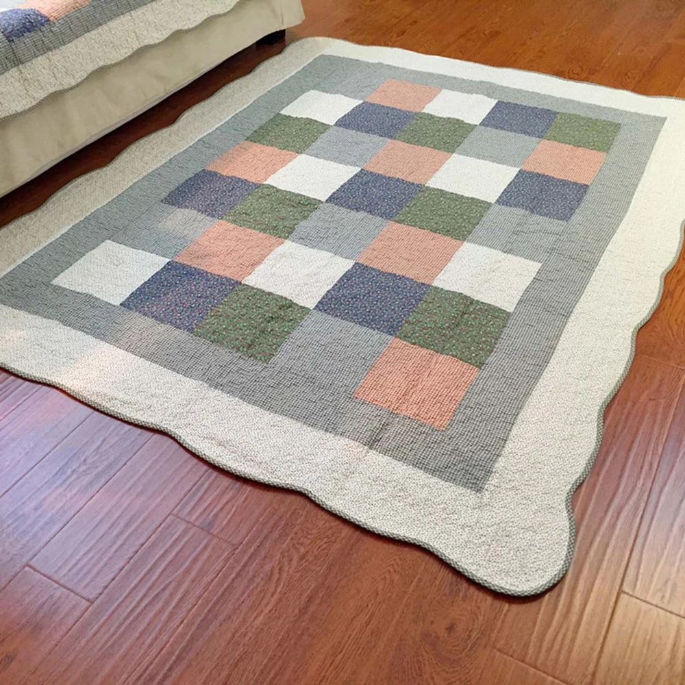 

Tatami Baby Play Mat Cotton Carpet Kid's Puzzle Exercise Play Mat Living Room Bedroom Rugs Machine Washable