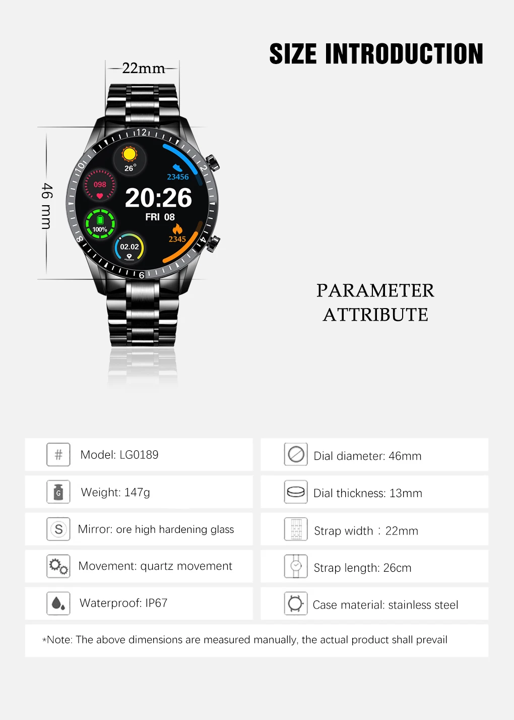 2021 New Smart Watches for Men Full Touch Screen Sports Fitness for Samsung ios smartwatch Mens box 13 Hfe4f50e417f34456aef271223967d99eQ