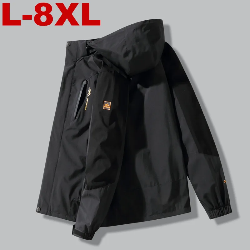 8XL размера плюс куртка-бомбер для мужчин в стиле милитари с камуфляжным принтом