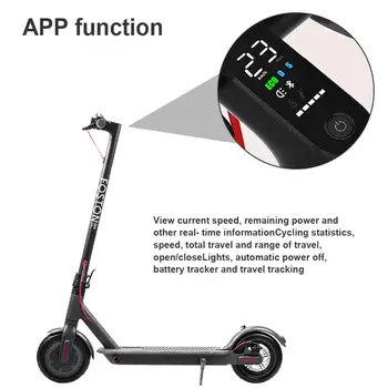 

Foldable electric scooter 8.5 Inch anti tire explosion slido 350W motor e-scooter supports Bluetooth connection electric scooter