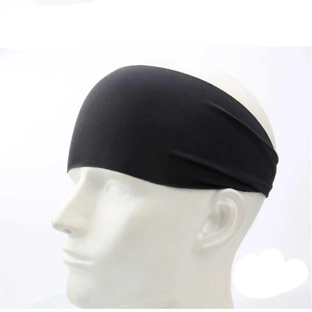 Women/Men Elastic Yoga Headband Sport Sweatband Running Sport Hair Band Turban Outdoor Gym Sweatband Bandage 6 Color