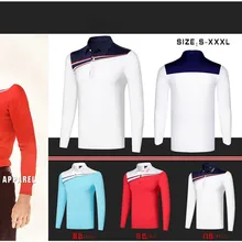 Z Одежда Для Гольфа Мужская весенняя и осенняя футболка с длинными рукавами для гольфа быстросохнущая дышащая одежда для гольфа