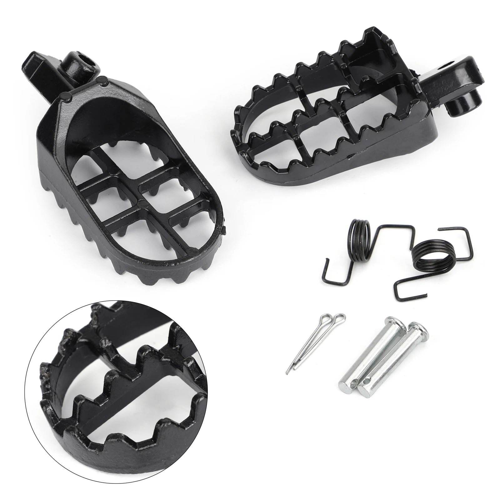 For Yamaha Pw 50 Pw80 Tw200 Steel Foot Pegs Footpegs
