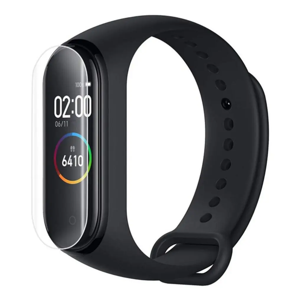 Для Xiaomi Miband 4 голая пленка мягкая пленка Hd пленка защитная пленка гладкая поверхность Автоматическая Адсорбция Чувствительная манипуляция