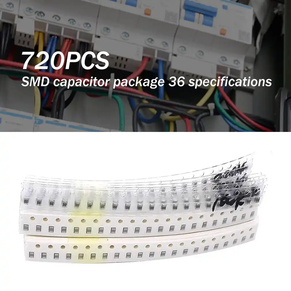 720Pcs 0603 SMD Capacitors assorted kit 1pF~10uF Samples Kit electronic DIY kits