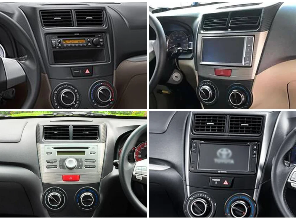 Sinosmart Android 8,1 автомобиль для Toyota wigo AVANZA Daihatsu Xenia 2011- gps навигация радио 2din 2.5D ips/QLED экран