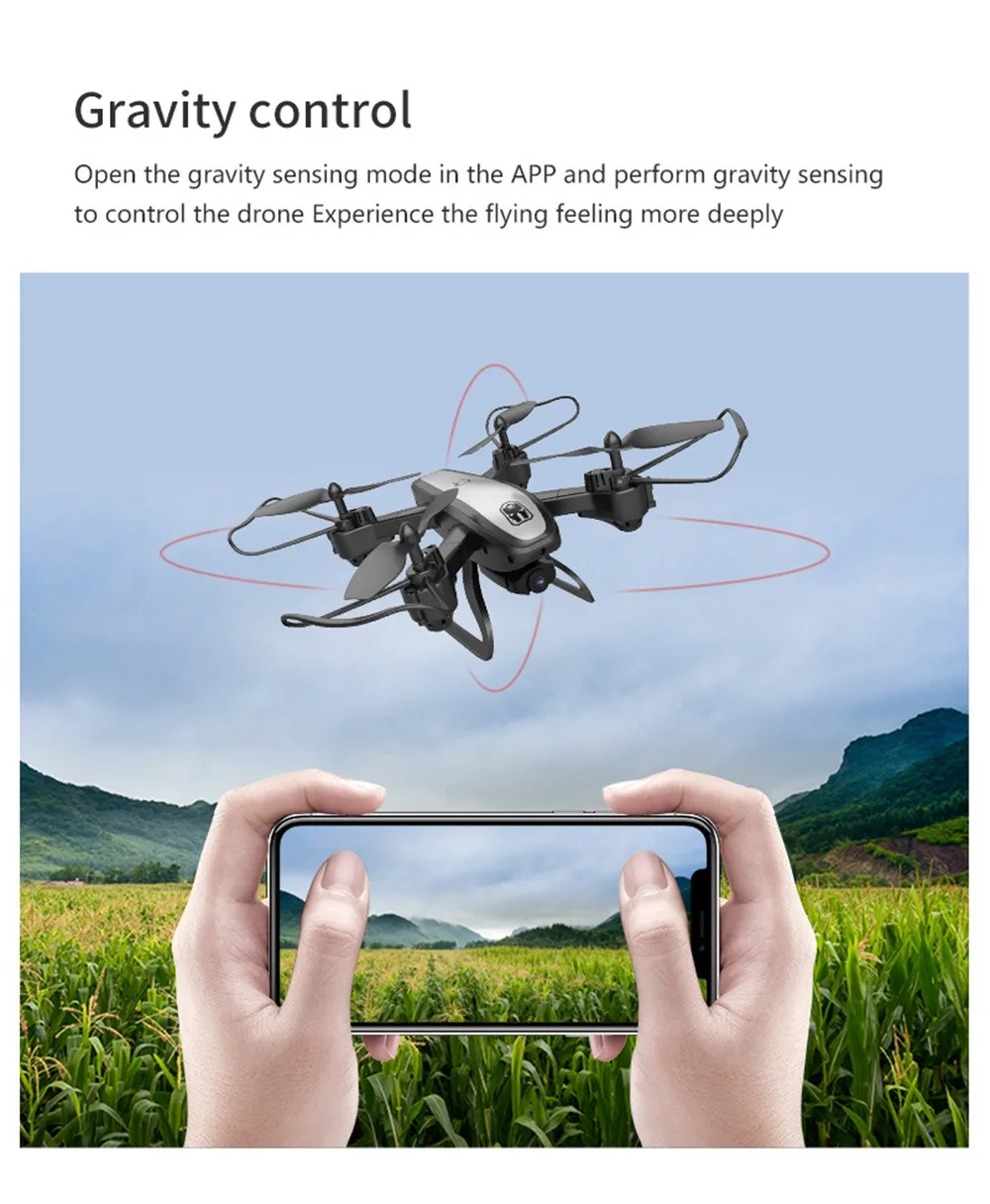 KY909 складной Профессиональный Дрон с камерой 4K HD WiFi FPV широкоугольный оптический поток RC Квадрокоптер вертолет игрушки
