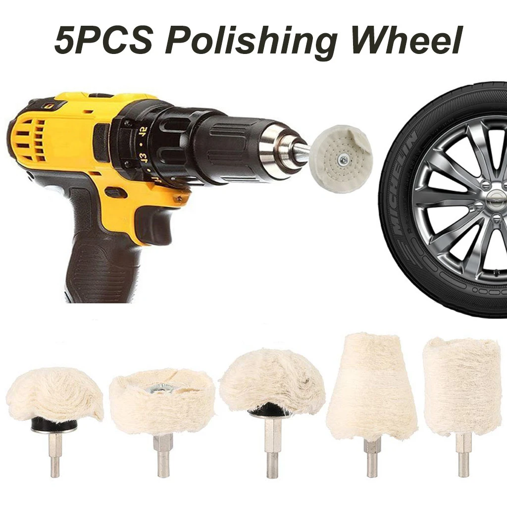 Polishing Wheels Aluminum Plastic Pad Accessories Polisher Kit Drill