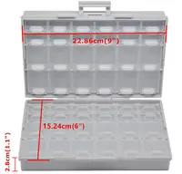 AideTek surface mount Electronics Storage Cases & Organizers plastics compartment tinyassortmt box resistor capacitor BOXALL48 2
