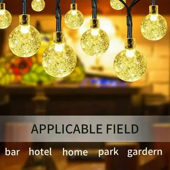 

Solar Powered Landscape 30 LED String Light Garden Path Yard Decor Lamp Outdoor Lawn Waterproof Light Garden Decor Supplies