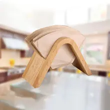 Ручной удар кофе фильтр бумажный стеллаж V Образный Фильтр бумажный стеллаж бамбуковый кофе фильтр бумажный держатель