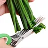 19cm Minced 5 Layers Multifunctional Kitchen scissor Shredded Chopped Scallion Cutter Herb Laver Spices Cook Tool cut ► Photo 2/5