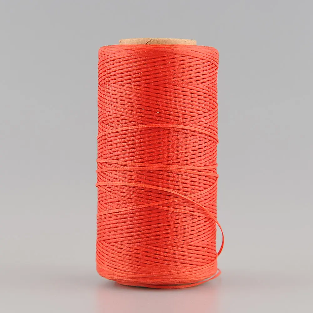 260Meter 1mm 150D Leather Flat Waxed Wax Thread Craft Tool Hand Stitching