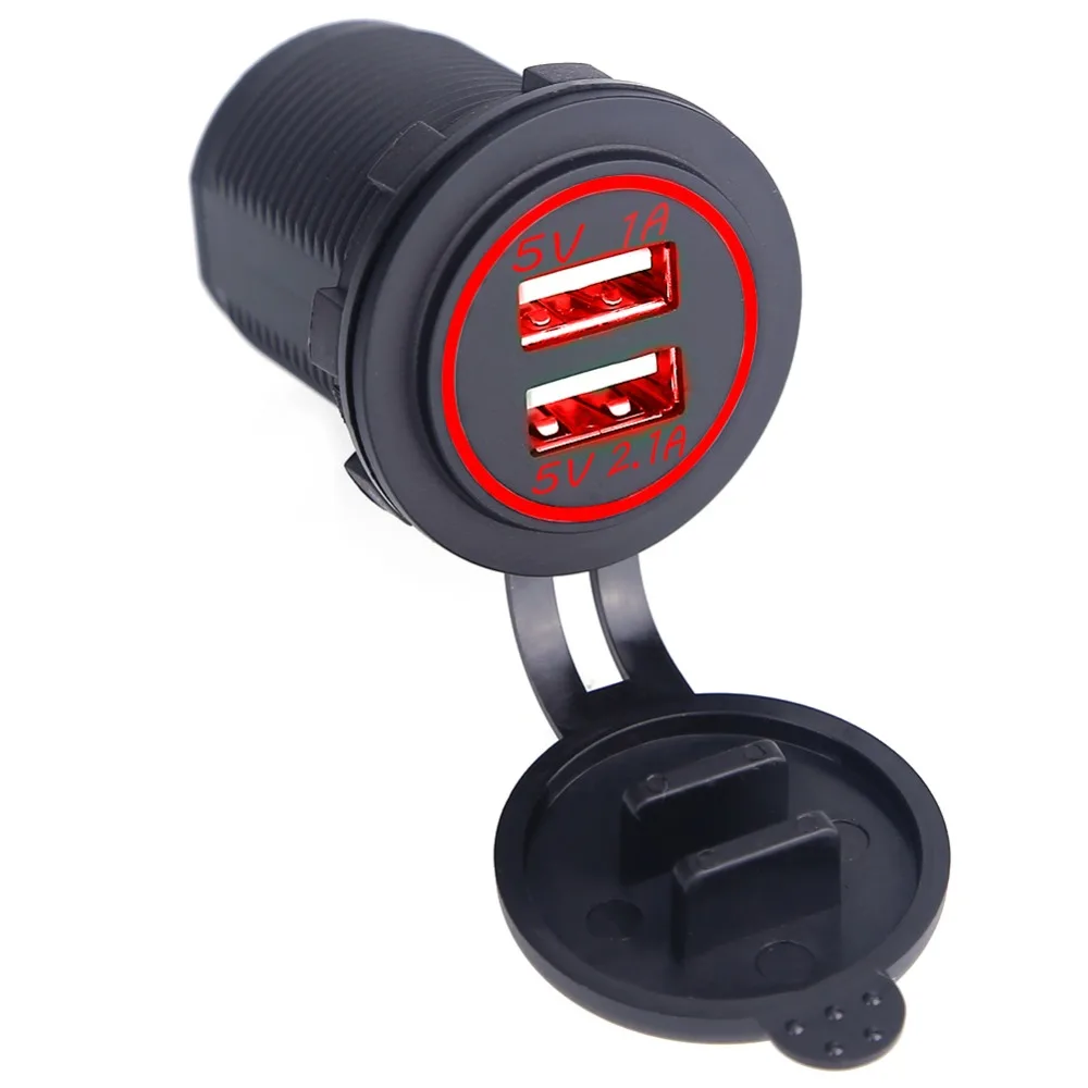 Universal-Car-Charger-USB-Vehicle-DC12V-32V-Waterproof-Dual-USB-Charger-2-Port-Power-Socket-5V