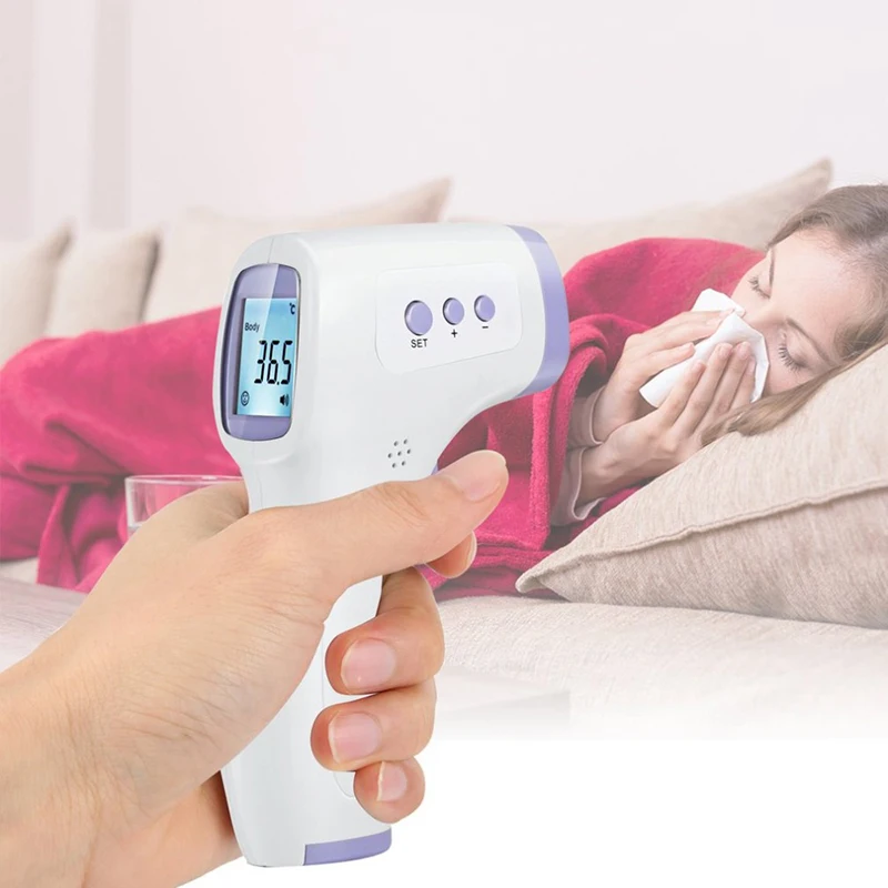 Outdoor No Contact Thermometer Laser Gun Infrared Forehead Thermometergun Adult Children Baby Digital Thermometer For Fever digital thermometer
