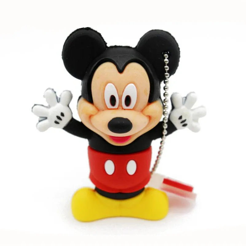A SHANDIAN Милая мини-мышь Микки и Минни USB флеш-накопитель, Подарочный мультяшный флеш-накопитель, 1 ГБ/2 ГБ/4 ГБ/8 ГБ/16 ГБ/32 ГБ/64 ГБ - Цвет: A