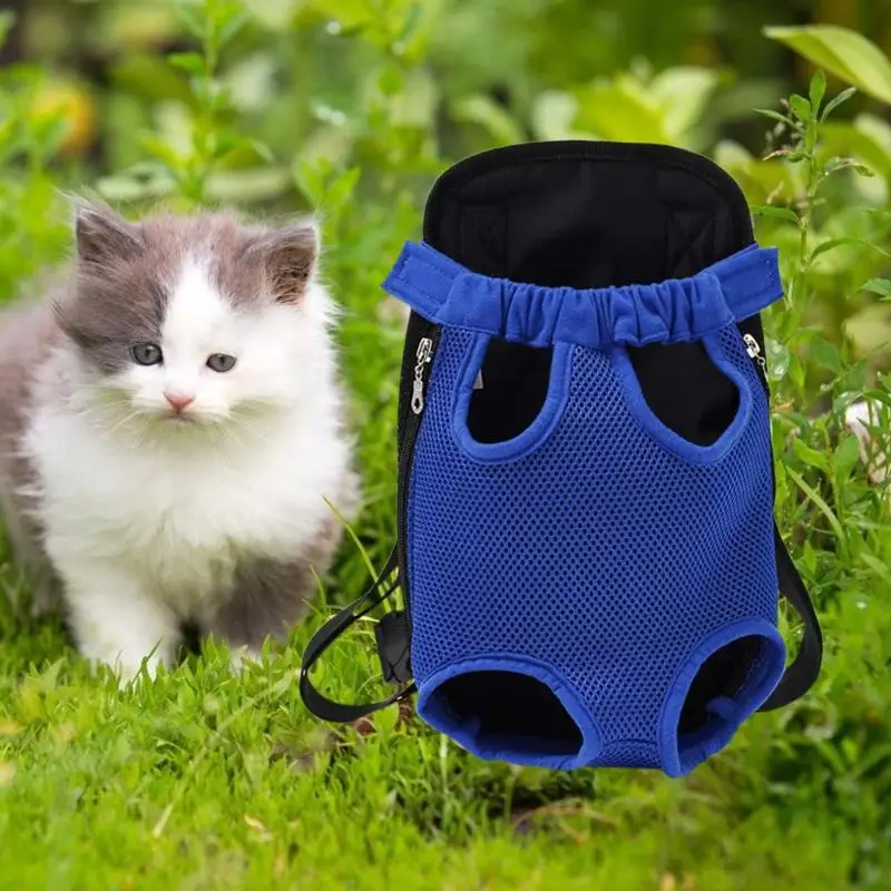 Сетчатые дышащие трусики для собак, рюкзак для кошек, эластичность, легко носить с собой, переносные прочные регулируемые сумки на плечо для путешествий на открытом воздухе