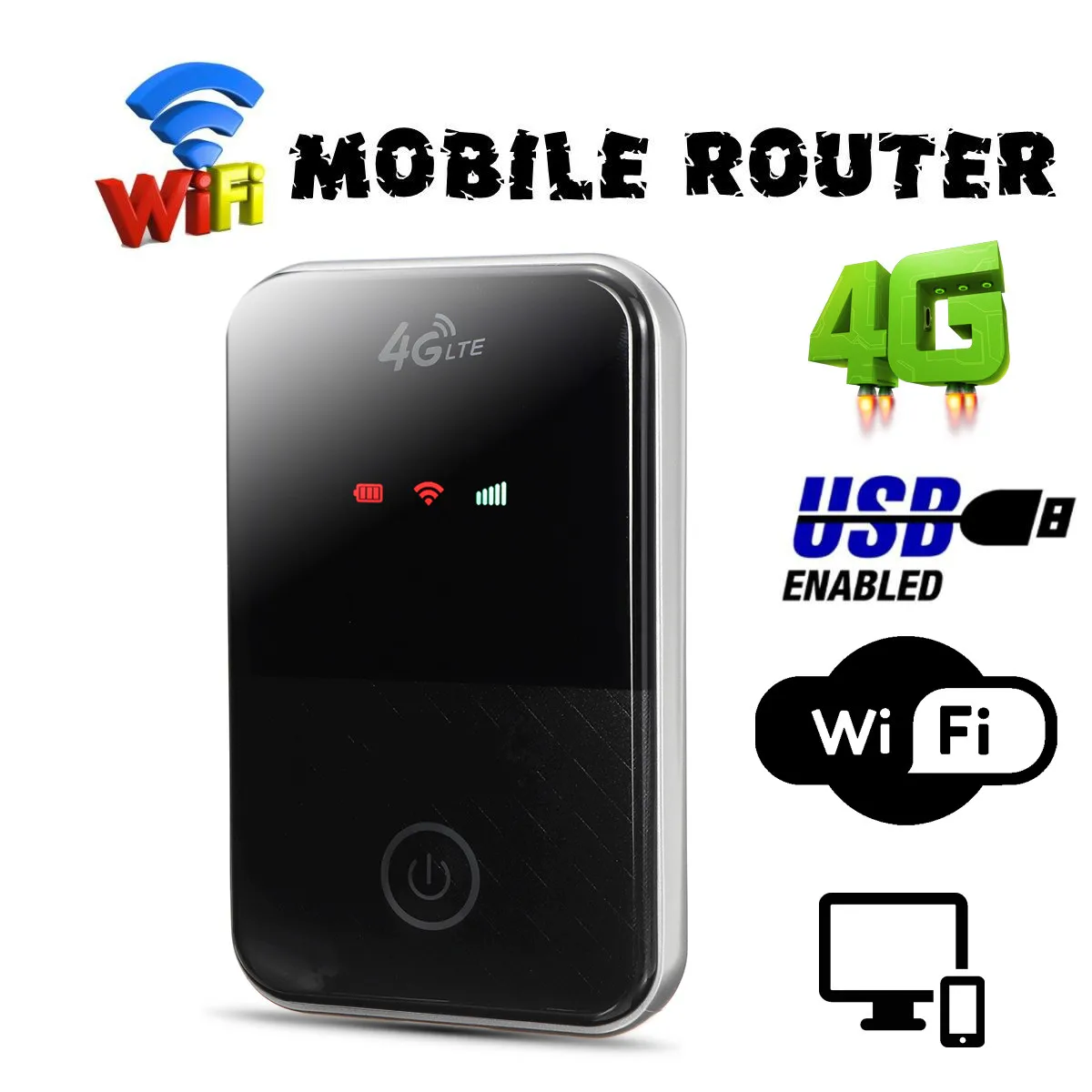 4G Wifi роутер Мини Портативный роутер 3g 4G Lte 150 Мбит/с Беспроводной Карманный wi fi Мобильная точка доступа автомобильный wi-fi роутер со слотом для sim-карты