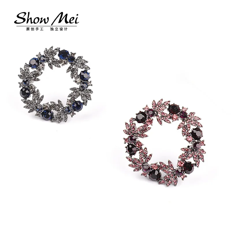

Support Crystal Needle Corsage Sweater Shawl Garland Retro Buckle Women's Accessories Brooch Dabie Coat Large