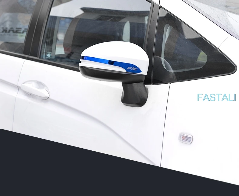 Для Honda FIT JAZZ- Автомобильное зеркало заднего вида Яркое Зеркало против царапин зеркало заднего вида декоративная наклейка для автомобиля