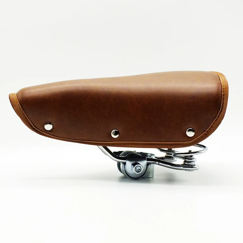 Vintage Bicycle Saddle Retro Riveted Cycling Saddle Seat Bike Comfortable Durable Seat Cover Bike Accessories Bicicleta