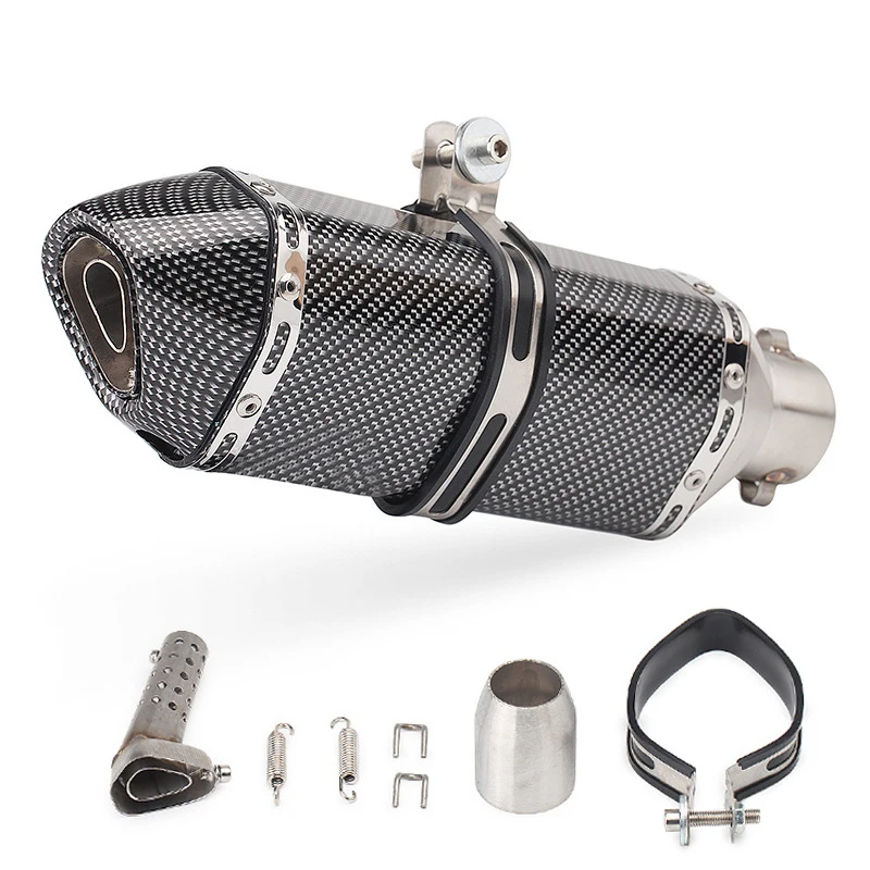016-HUA-HUA ДБ killer Akrapovic Мотоцикл выхлопная труба глушитель для мотоцикла Escape для Bandit 1200 Тепловая выхлопная лента Yamaha R3 выхлопная стрела - Цвет: 016-HUA-HUA