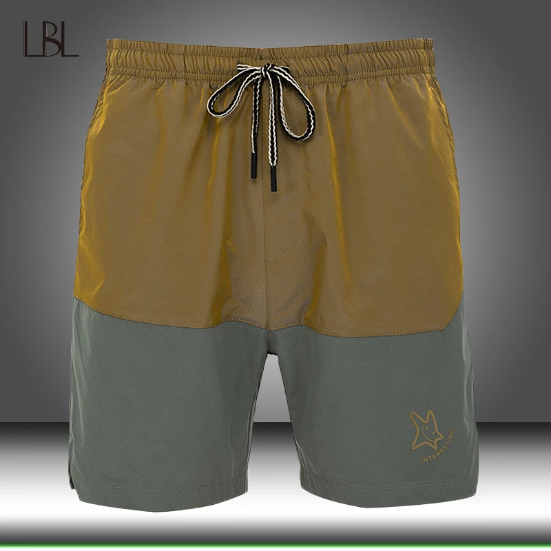 Swimwear Shorts Briefs Quick-Drying Men Summer Casual Hip-Hop