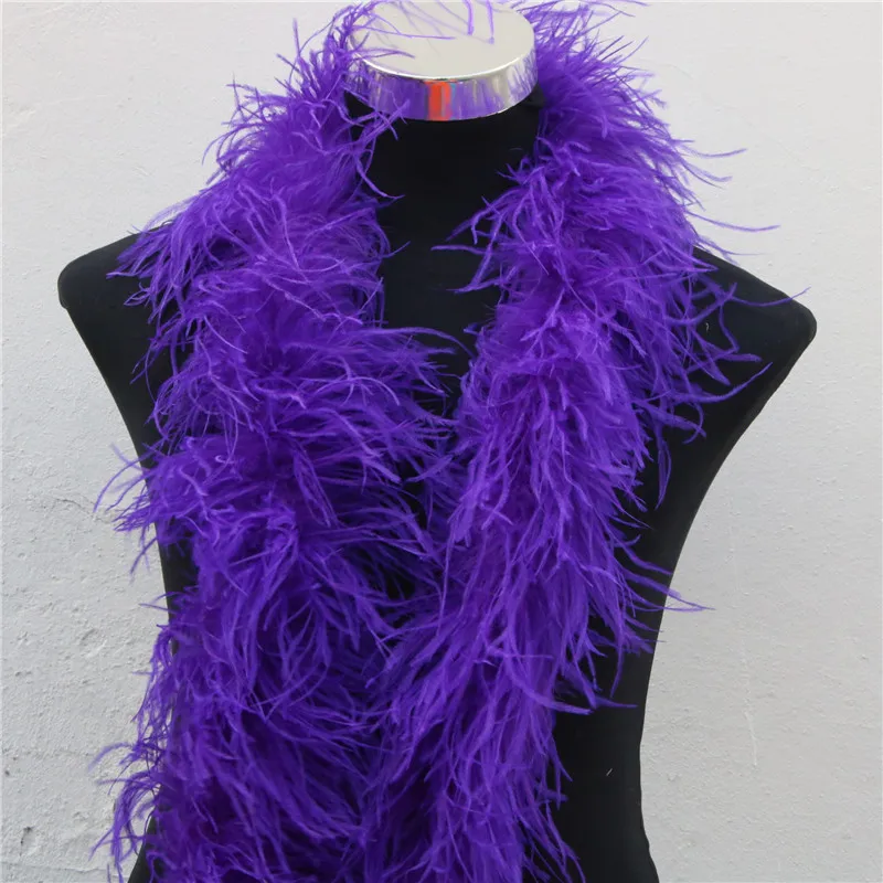 Purple Feather Boa