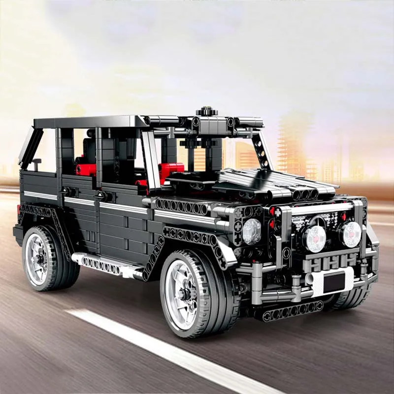 MOC Technic внедорожный внедорожник автомобиль совместимый Merceding-Benz G500 строительные