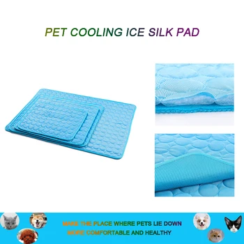 

Summer Pet Dog Ice Silk Cool Pad Summer Cooling Dog Bed Small Medium And Large Dog Cat Pet Cool Sofa Cat And Dog Sofa Cushion
