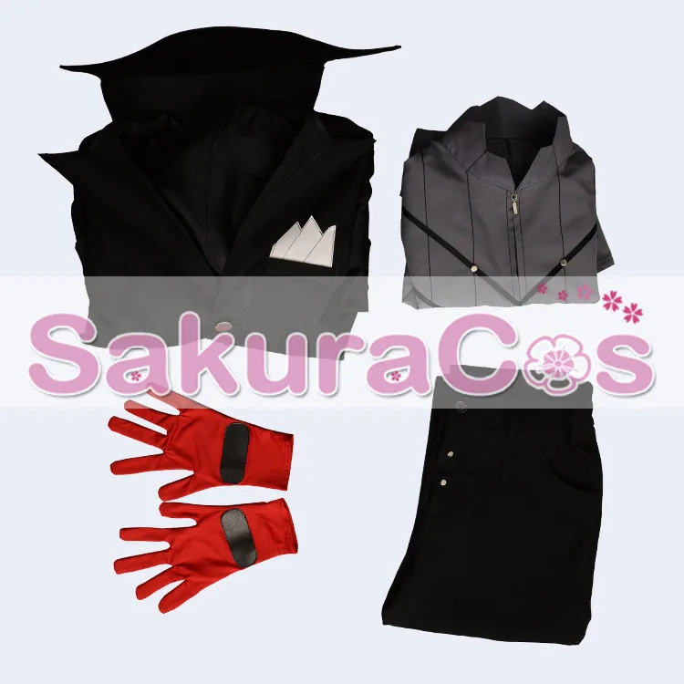 Аниме! Persona 5 Ren Amamiya Nanosuit пиратский костюм Готическая униформа Косплей Костюм Хэллоуин наряд унисекс любой размер