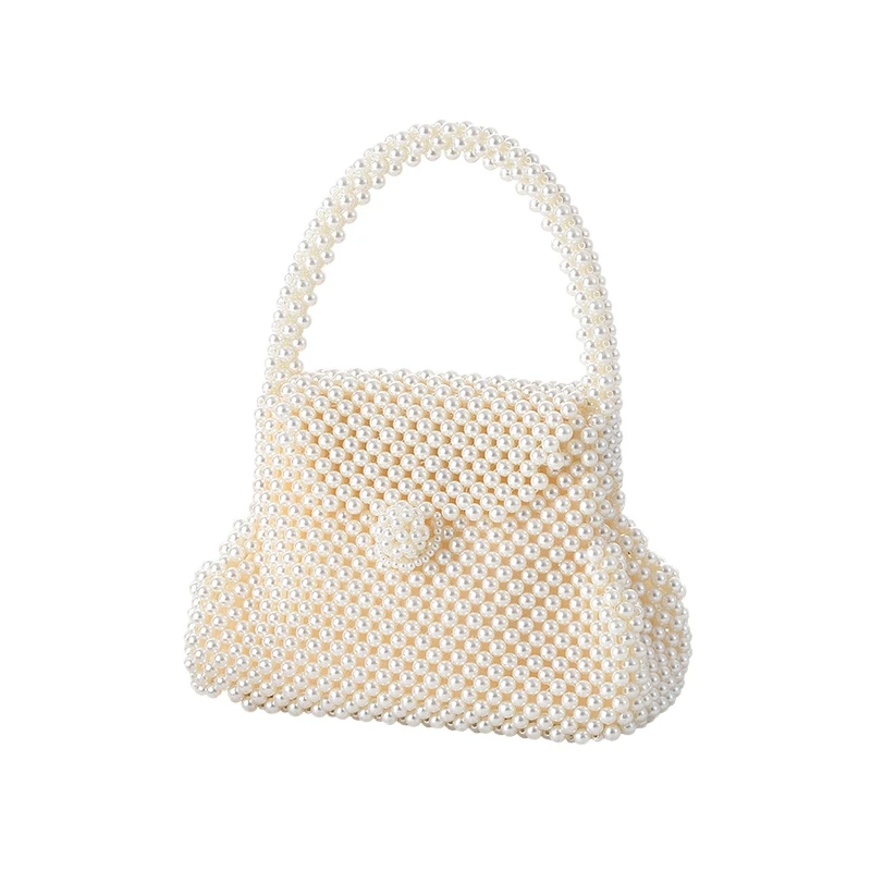 

Ladies Handbag Dinner Clutch Bag Handmade Beaded Woven Bag Bride Clutch Bag