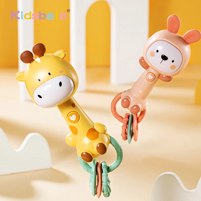Baby Sleep Soother Toddler Musical Rattle Sound and Light Effect Early